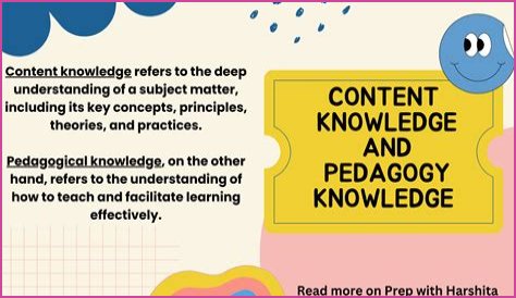 What is demonstrating knowledge of content and pedagogy