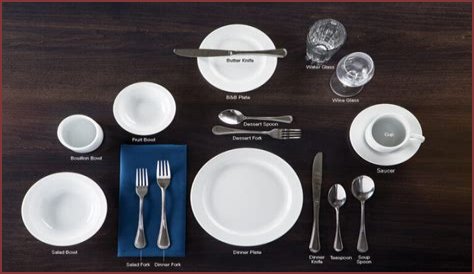 Where does the soup bowl go in a place setting