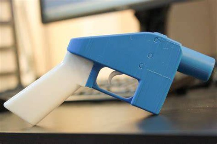 A 3D printed gun made by Blackstar Arms in 2006. Mitch Barrie via Wikimedia Commons, CC BY-NC, CC BY