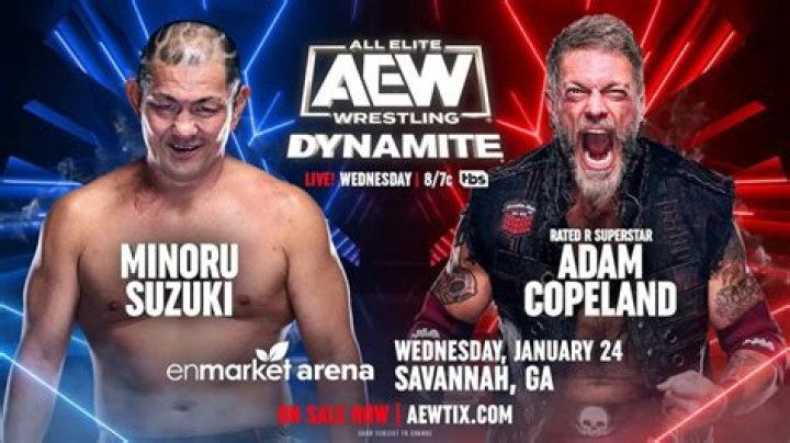 Adam Copeland vs. Minoru Suzuki Announced, Updated AEW Dynamite Card For 1/24