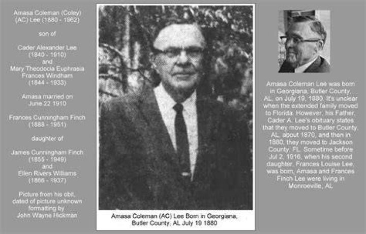 Amasa Coleman Lee, Harper Lee’s father.