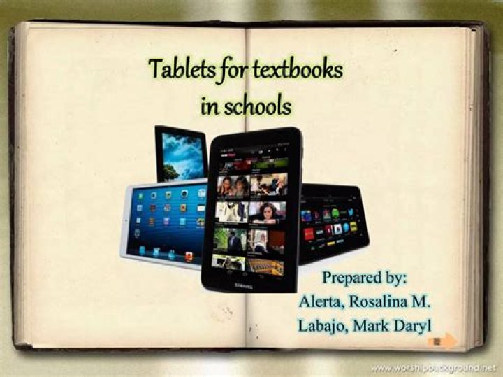 Are tablets replacing textbooks