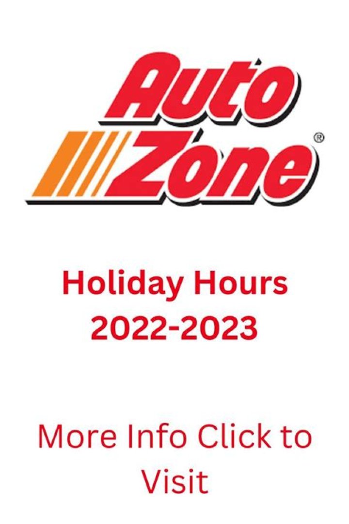 AutoZone Holiday Hours