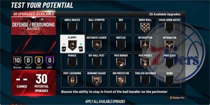 Best NBA 2K22 Defensive & Rebounding Badges