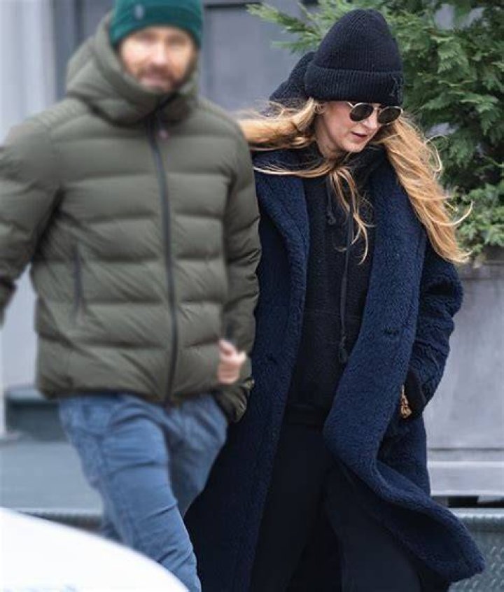 Blake Lively in duster coat