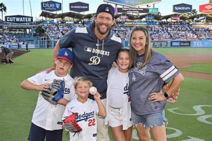 Clayton Kershaw and family