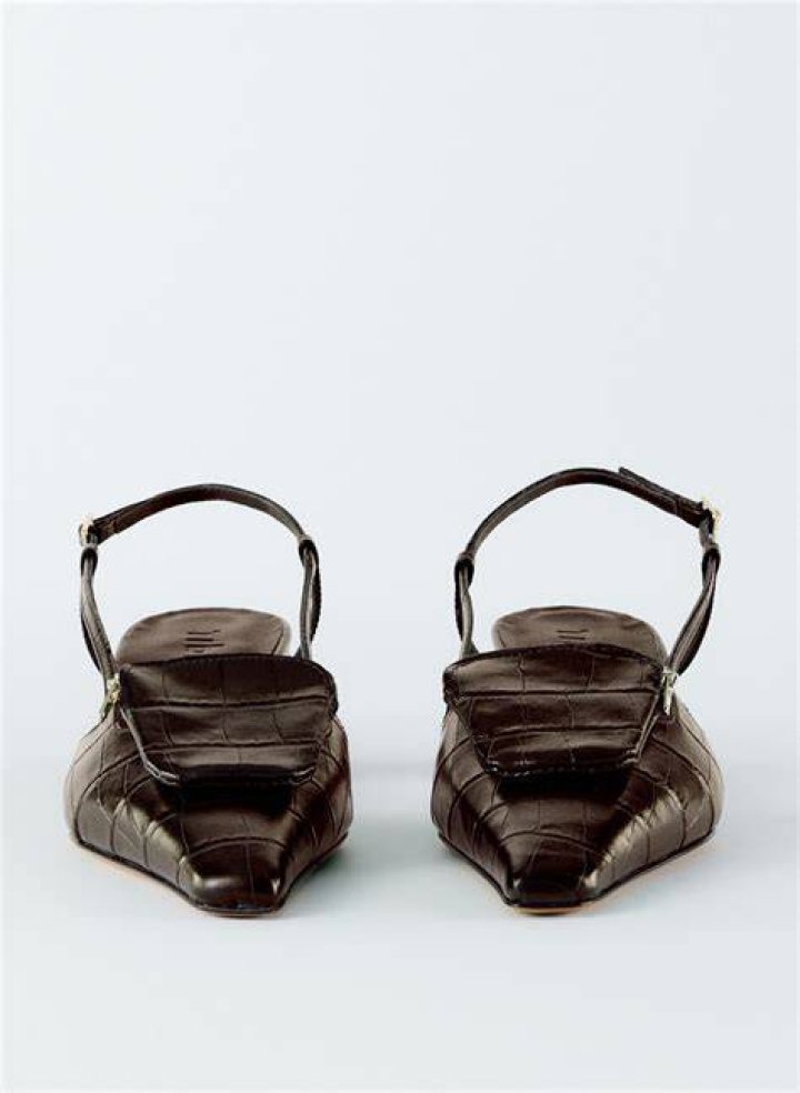 Croc Print Victor Slingback Croc Print Victor Slingback