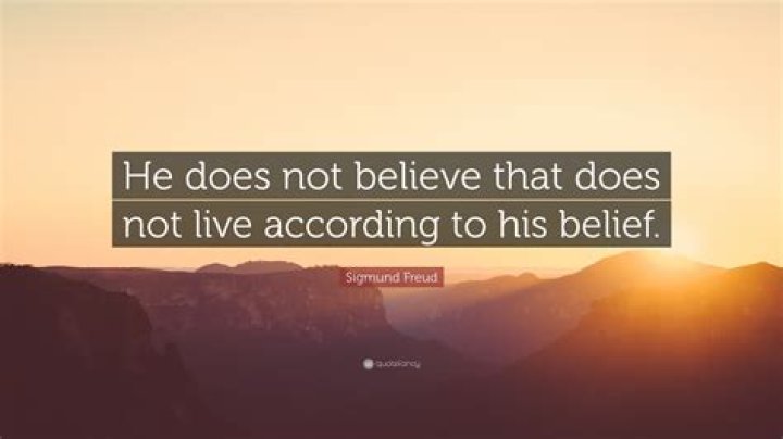 Does Sigmund Freud believe in God