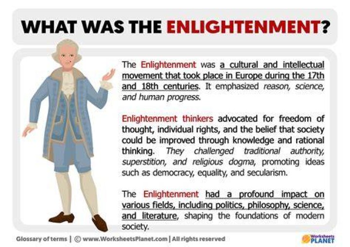 Glossary Definition: Enlightenment (Age of Enlightenment)