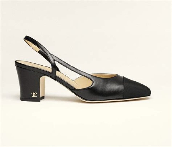 Goatskin & Grosgrain Slingback Goatskin & Grosgrain Slingback