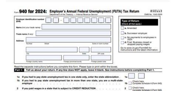 How often do you have to file Form 940
