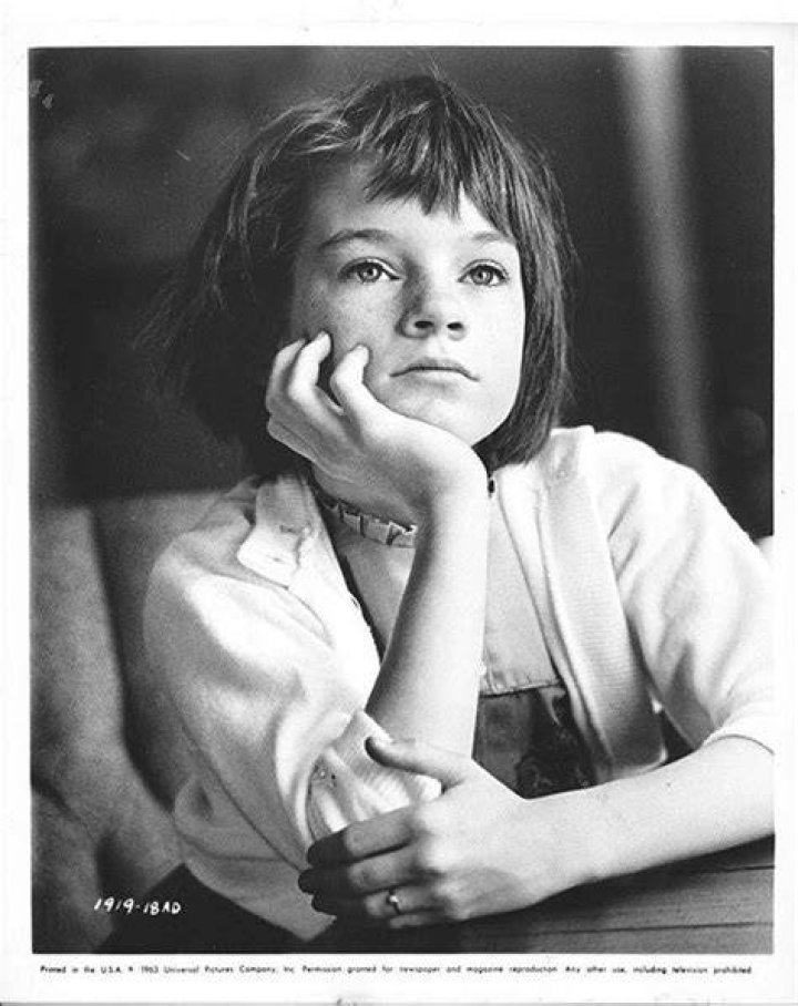 Mary Badham as Scout in the film of To Kill a Mockingbird