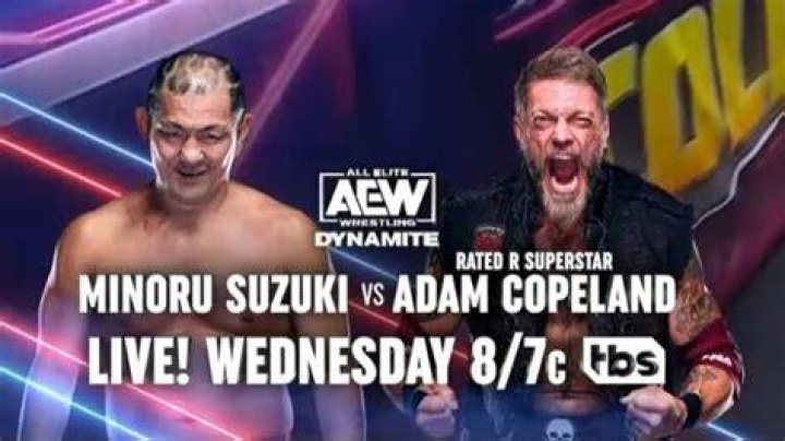 Minoru Suzuki Adam Copeland AEW Dynamite