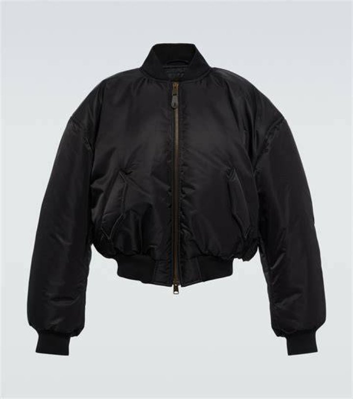 Padded Nylon Bomber Padded Nylon Bomber