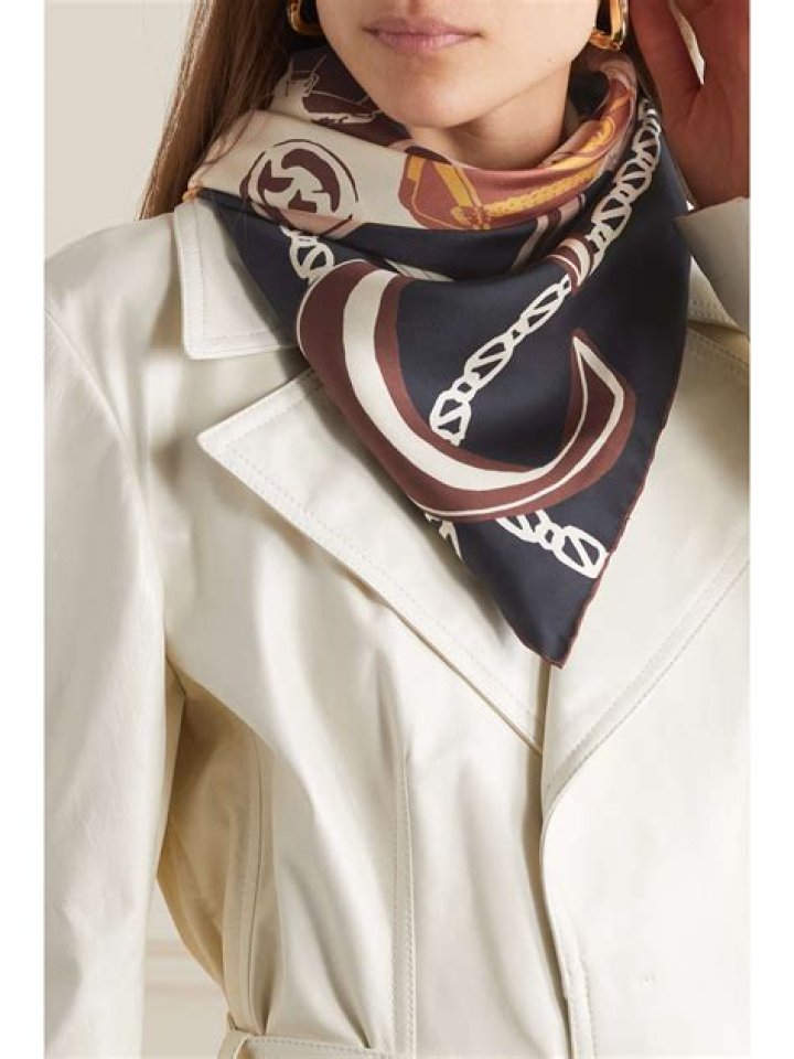 Printed Silk-Twill Scarf Printed Silk-Twill Scarf