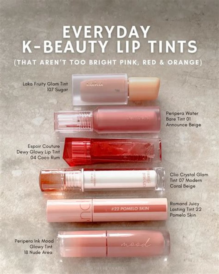 The 7 Best K-Beauty Lip Tints