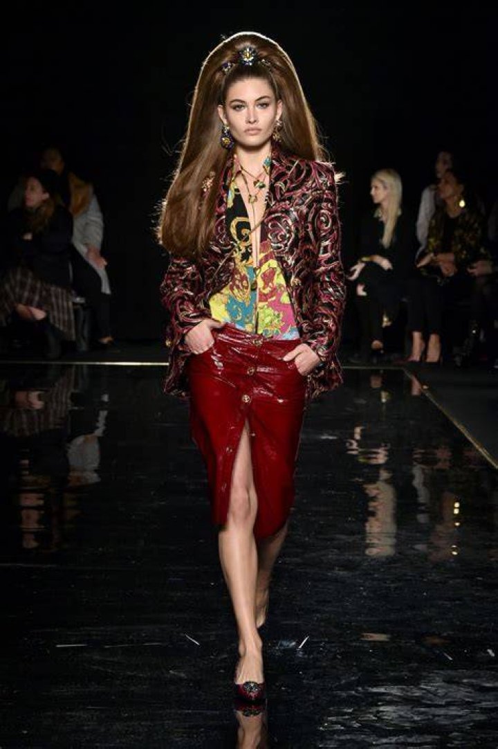 Versace fall 2019 fashion show Blake Lively 