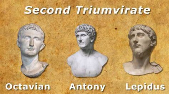 What did the second triumvirate lead to