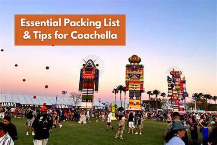 Coachella Packing List What to bring to Coachella