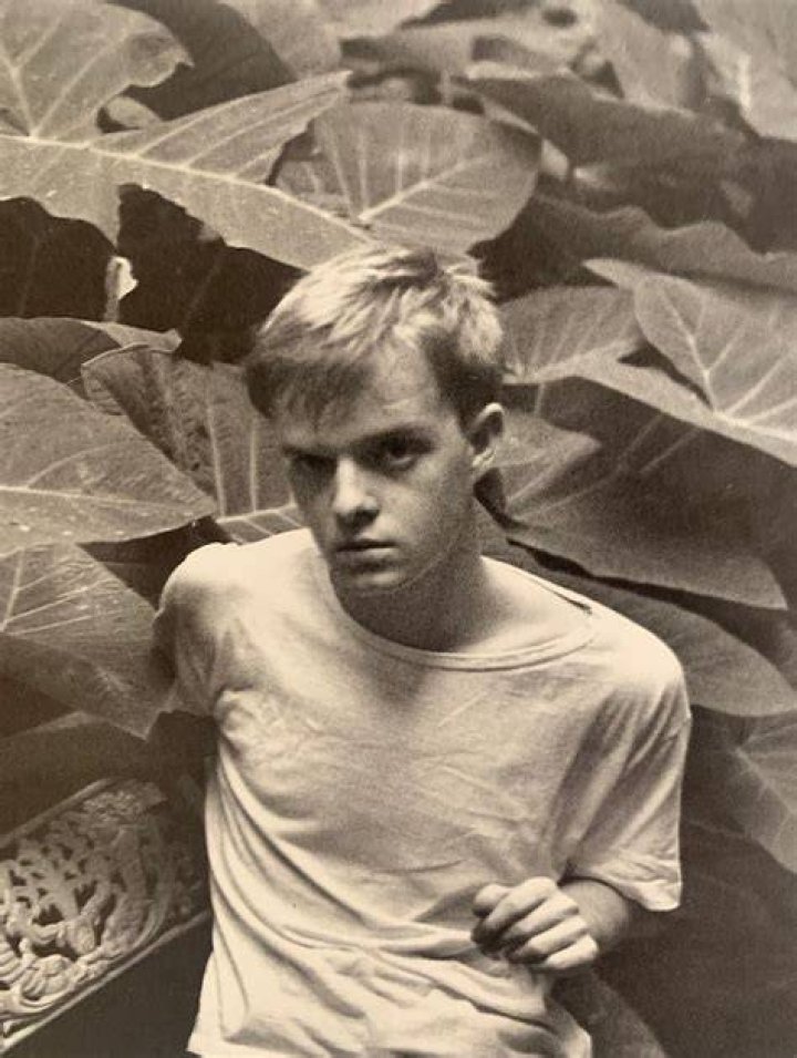 Young Truman Capote with his aunt in Monroeville, Alabama.